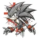 sonic the hedgehog  tattoo design idea