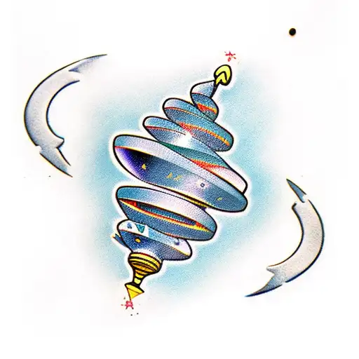 aces, dices, burj khalifa, bullshark, academy Award statue tattoo design idea