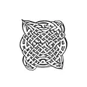celtic knot work sleeve tattoo design idea