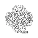 celtic knot work sleeve tattoo design idea