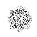 celtic knot work sleeve tattoo design idea
