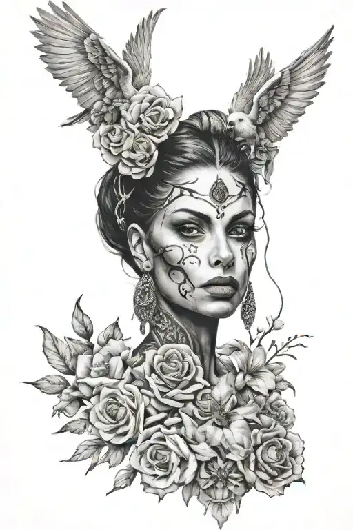 Godness Mara Salvatrucha tattoo design idea
