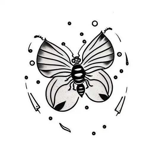 Ladybug tattoo design idea