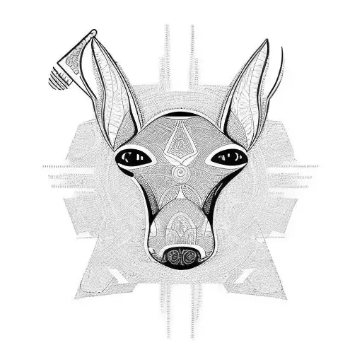 Xoloitzcuintle  tattoo design idea