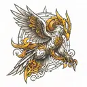 angemon tattoo design idea