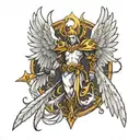 angemon tattoo design idea