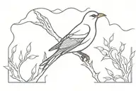 blackbird singing in the dead tattoo design idea