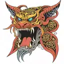 Sukuna domain expansion from jujutsu tattoo design idea