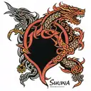 Sukuna domain expansion from jujutsu tattoo design idea