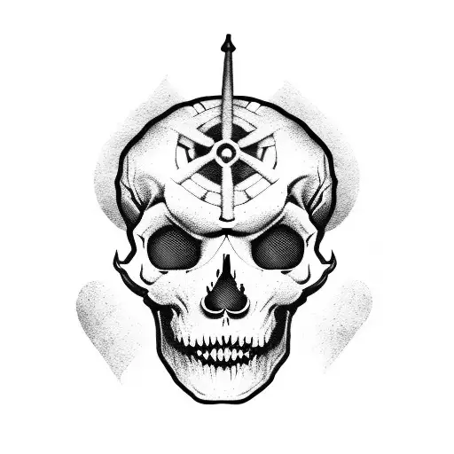 voodoo mask tattoo