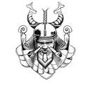 viking thor  tattoo design idea