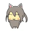 An anime-inspired programmer surrounded by cartoon cats tattoo design idea