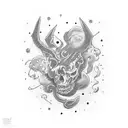 time is fleeting tattoo design idea