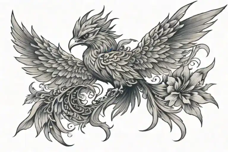phoenix tatoo rebirth back tattoo tattoo design idea