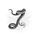 SNAKES CYBER TRIBAL tattoo design idea