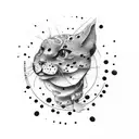 one day at a time text tattoo design idea