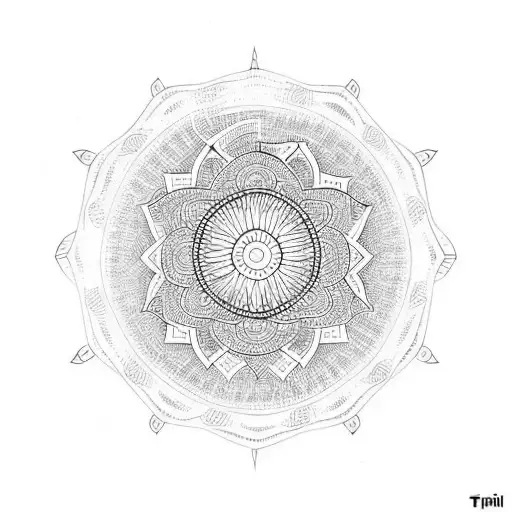 mandala full sleeve with Japanese design  tattoo design idea