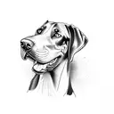 Angry Doberman tattoo design idea