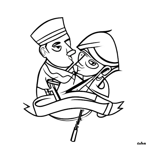 baqueta y clarinete  tattoo design idea