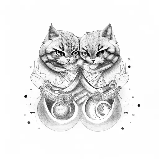 baqueta y clarinete  tattoo design idea