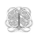 A family tree intertwined with University of Alabama symbols tattoo design idea