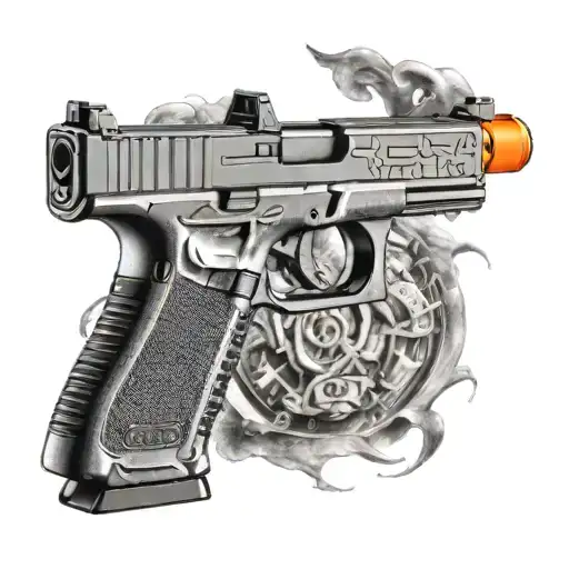 Glock 17 gen5 tattoo design idea