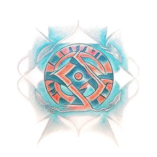 Elder Futhark runes ᛚᚢᚲᛁ ᚹᛟᛚᚠᛖᚾᛊᛏᛖᛁᚾ on forearm from elbow to wrist tattoo design idea