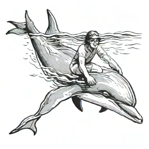 1971 with a dolphin  tattoo design idea