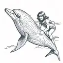1971 with a dolphin  tattoo design idea