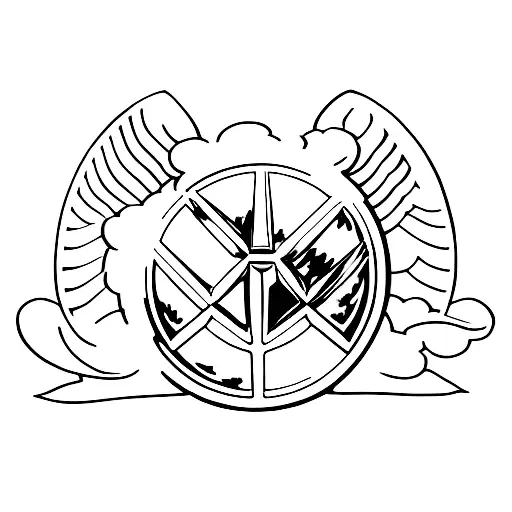 Volkswagen Passat 1974 tattoo design idea