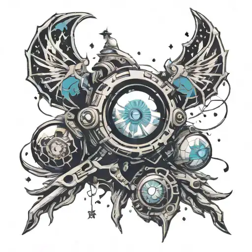 outerwilds eyes of universe tattoo design idea