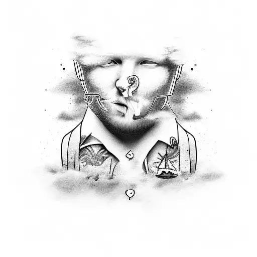 ed sheeran tenerife sea tattoo design idea