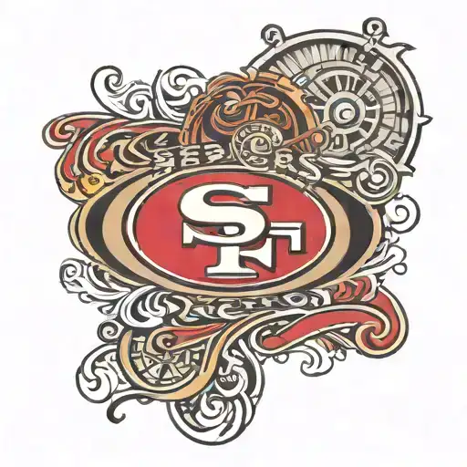 49ers logo tattoo design idea