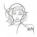 REM tattoo design idea