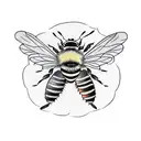 Honey Bee tattoo design idea