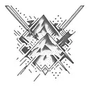 Volcano  tattoo design idea