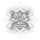 Valknut Symbol tattoo design idea