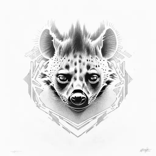 arafed image of a Hyena and quetzal bird in a star wars movie, martin ansin artwork portrait, martin ansin, Hyena, drew  tattoo design idea