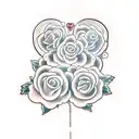 name "Ivy" with "small heart" tattoo design idea