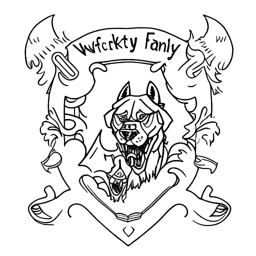 Warwick Family of 5 tattoo design idea