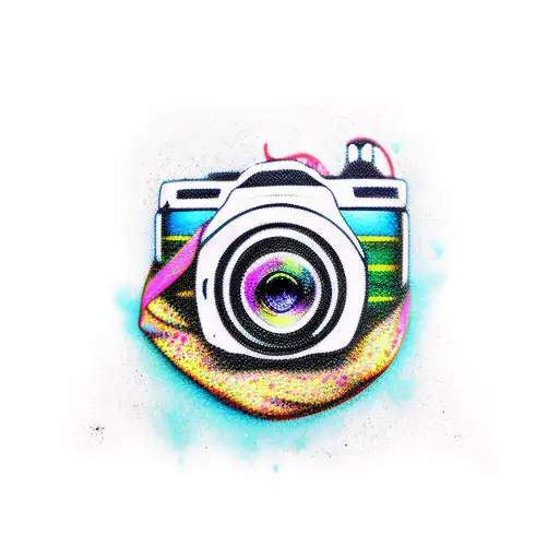 Minimal Geometric Camera Icon | Camera tattoos, Camera tattoo, Camera tattoo  design