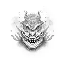 ugly monster tattoo design idea