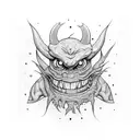 ugly monster tattoo design idea