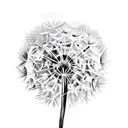 Dandelion tattoo design idea