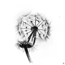 Dandelion tattoo design idea