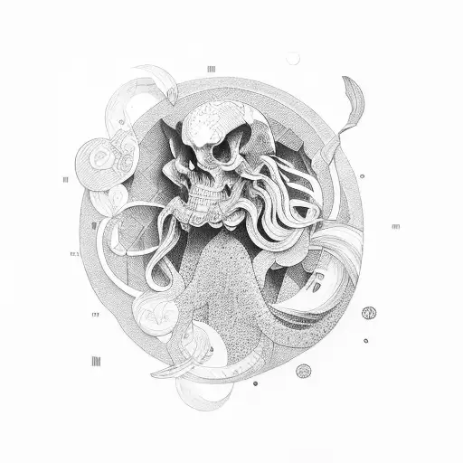 philosopher tattoo design idea