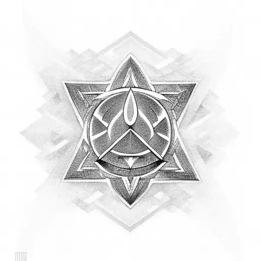 Valknut Symbol tattoo design idea