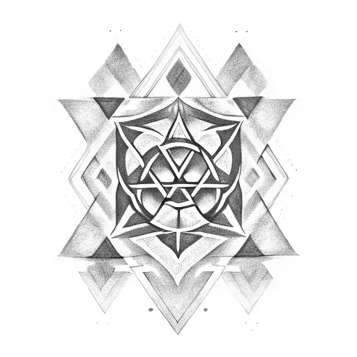 Valknut Symbol tattoo design idea