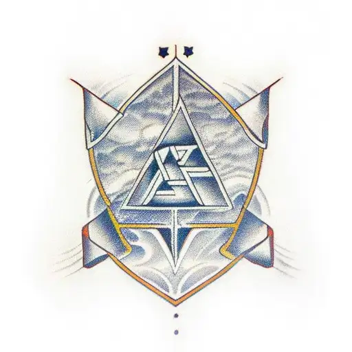 Valknut Symbol tattoo design idea