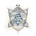 Valknut Symbol tattoo design idea